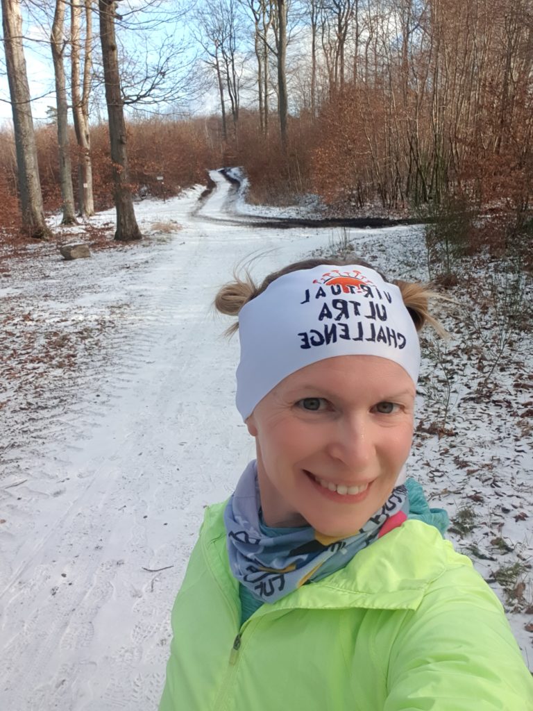 lubię biegać w lesie zimą